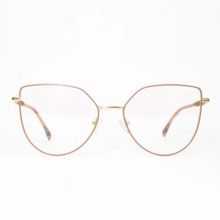 Óculos Feminino Salmão Glitter 81038