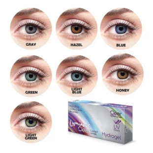 Lente de Contato Luminous Clear Hidrogel Coloridas 