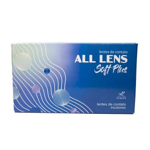 All Lens Soft Plus - Lente de Contato descartável UV 